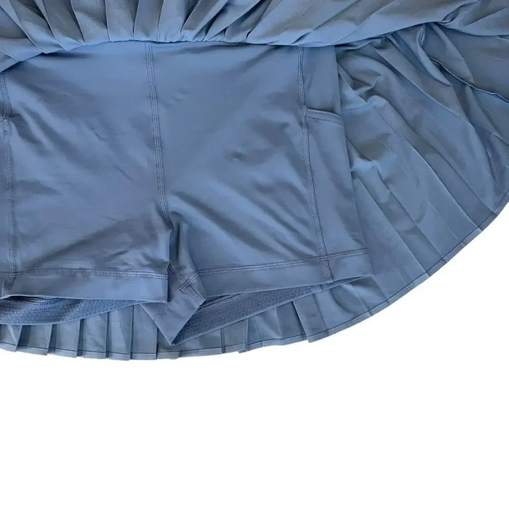 Lululemon Women’s High-Rise Pleated Tennis Skirt Skort in Oasis Blue Size 10
